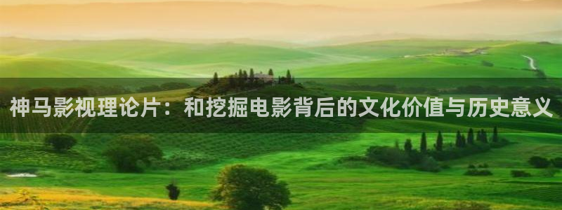 浮力影院在线观看免费高清电视剧：神马影视理论片：和挖掘电影背后的文化价值与历史意义